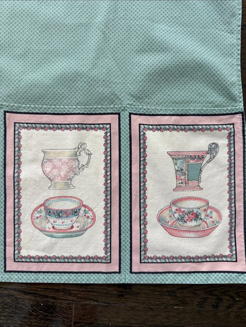 Vintage apron featuring